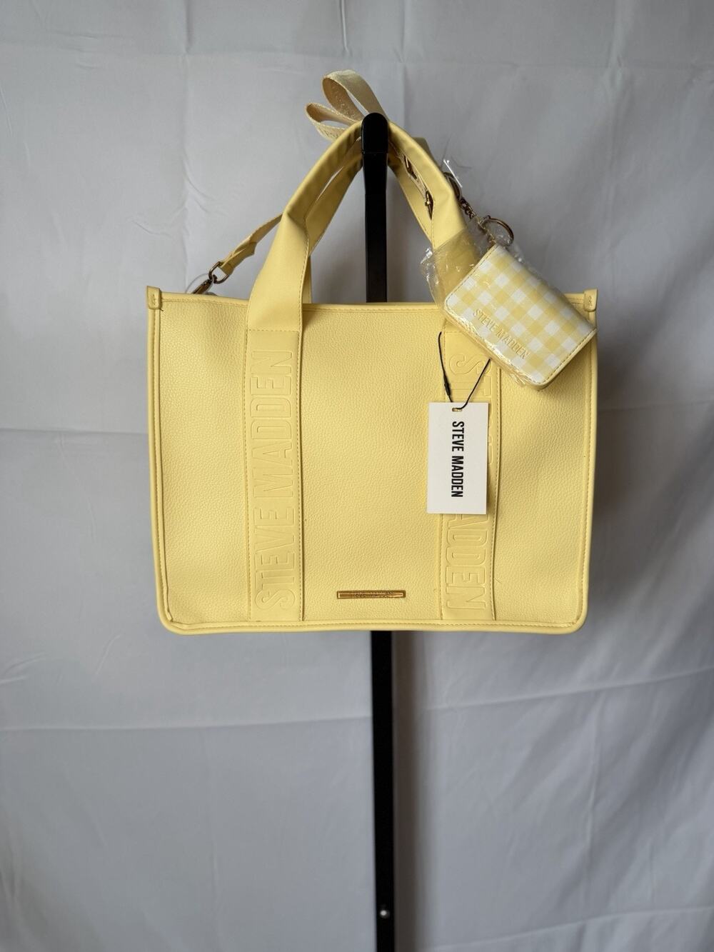 Steve Madden BWEBBER-EL Tote Bag In Pale Yellow